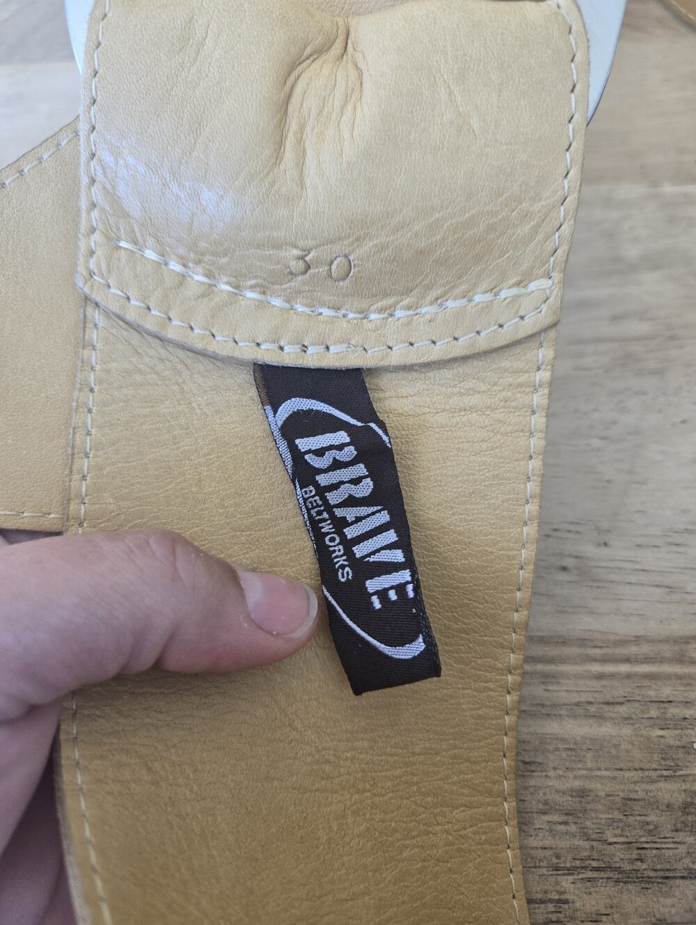 Brave Leather Waist Belt - Picture 5 of 7